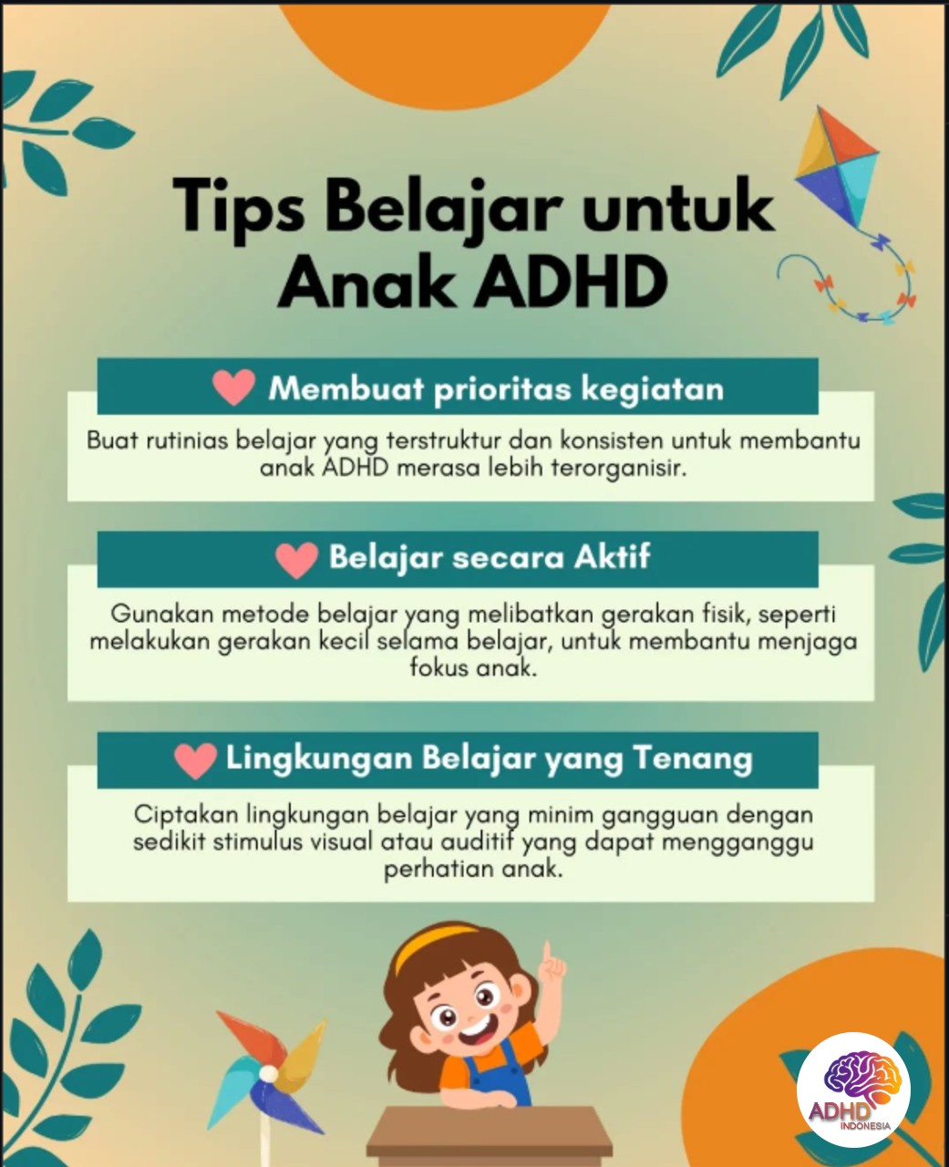 Strategi Belajar yang Cocok untuk Anak ADHD di Kabupaten Takalar
